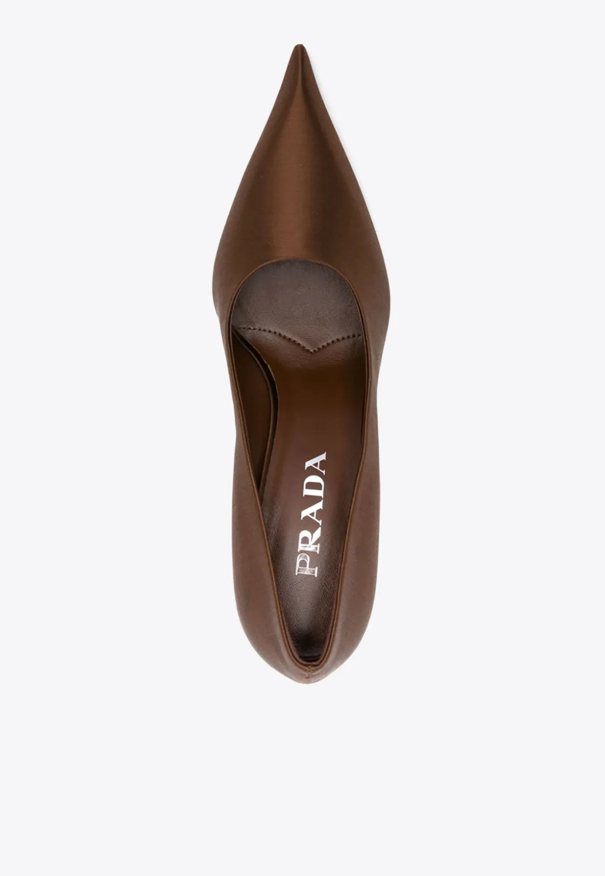 85 Pointed-Toe Satin Pumps