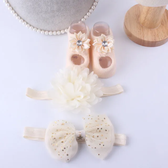 Baby Accessories   Socks 3Pcs Set Kids Newborn Baby
