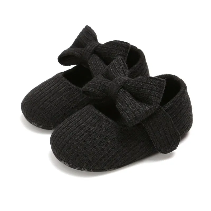 Baby Girl Anti-Slip Bow Sneakers/Princess Shoes