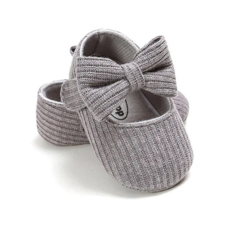 Baby Girl Anti-Slip Bow Sneakers/Princess Shoes