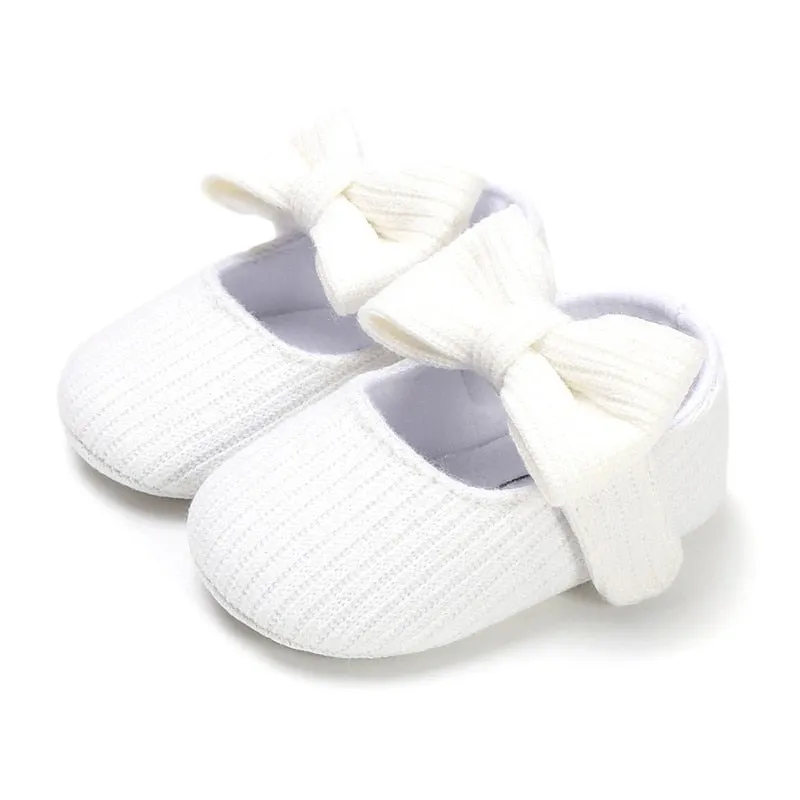 Baby Girl Anti-Slip Bow Sneakers/Princess Shoes