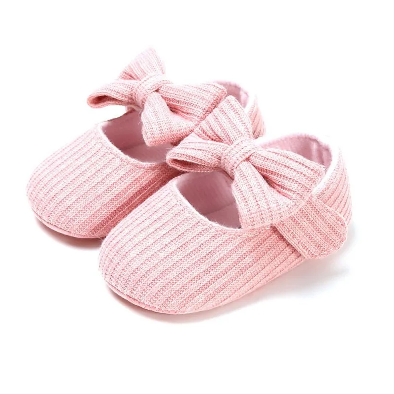 Baby Girl Anti-Slip Bow Sneakers/Princess Shoes