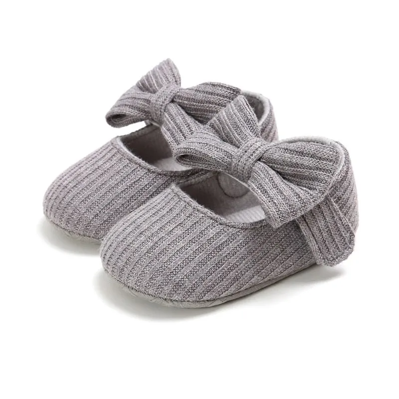 Baby Girl Anti-Slip Bow Sneakers/Princess Shoes