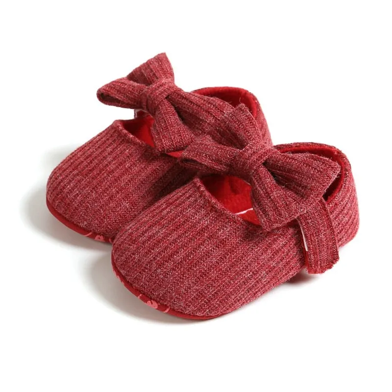 Baby Girl Anti-Slip Bow Sneakers/Princess Shoes