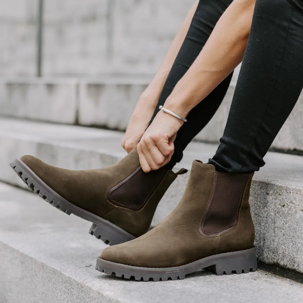 Bootara Women’s Casual Chunky Sole Milear Ankle Boots New Winter Low Cut Round Toe Martin Boots for Cross Border Trade