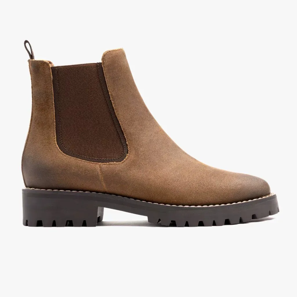Bootara Women’s Casual Chunky Sole Milear Ankle Boots New Winter Low Cut Round Toe Martin Boots for Cross Border Trade
