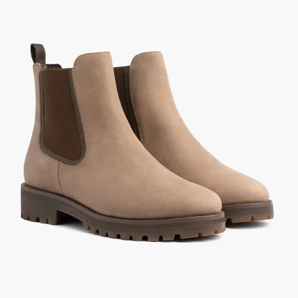 Bootara Women’s Casual Chunky Sole Milear Ankle Boots New Winter Low Cut Round Toe Martin Boots for Cross Border Trade