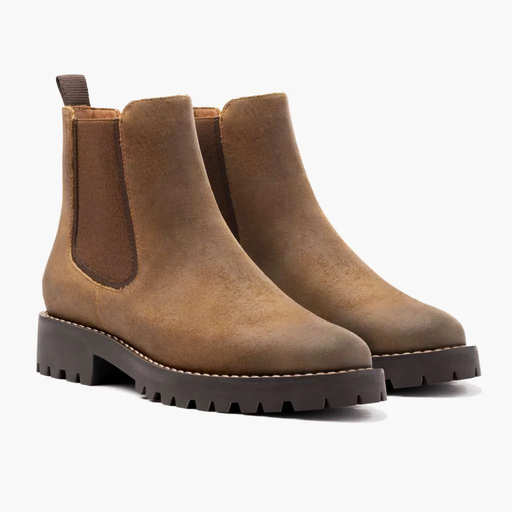 Bootara Women’s Casual Chunky Sole Milear Ankle Boots New Winter Low Cut Round Toe Martin Boots for Cross Border Trade