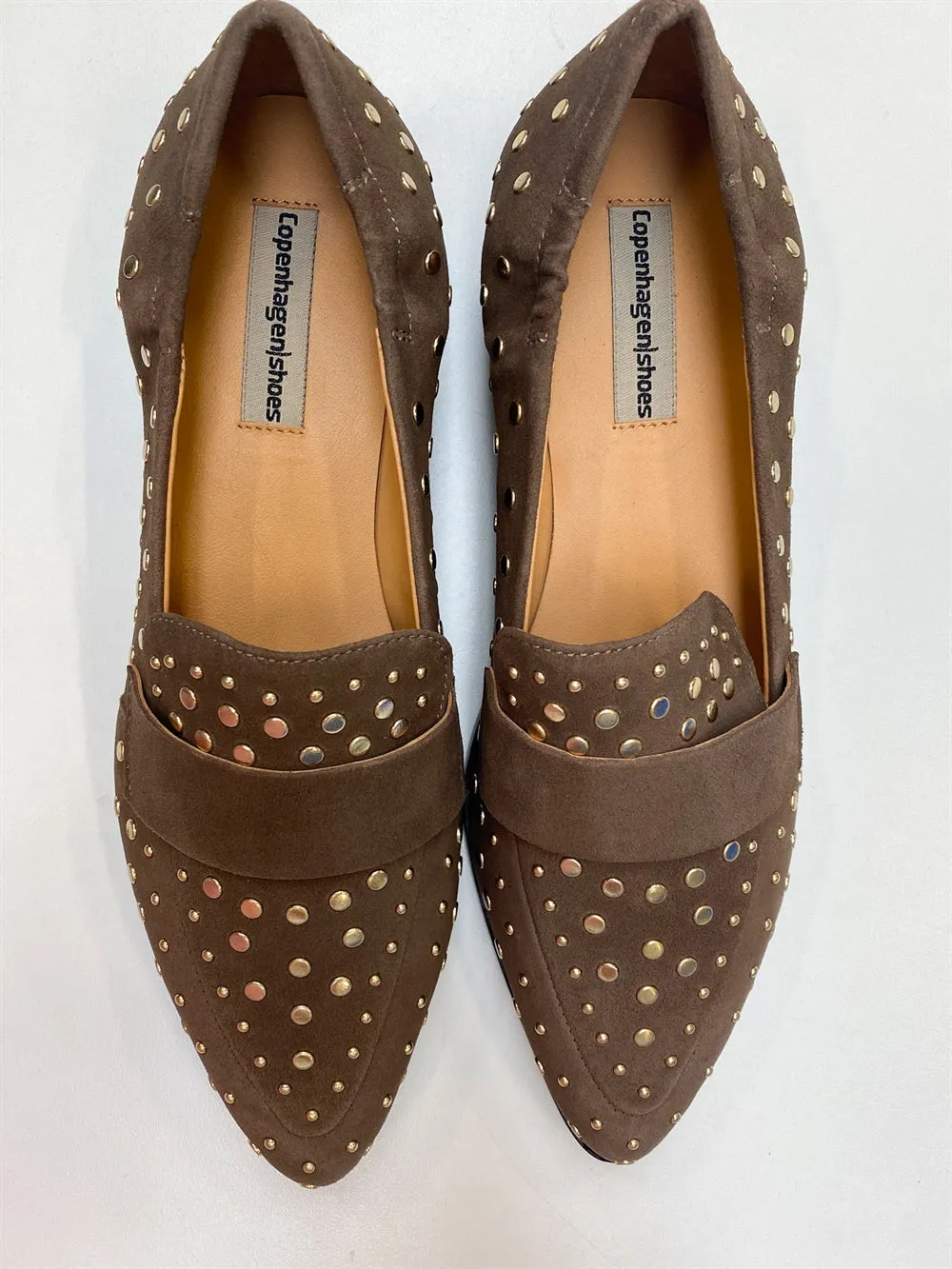 Copenhagen Shoes - Molly Suede Loafers Khaki