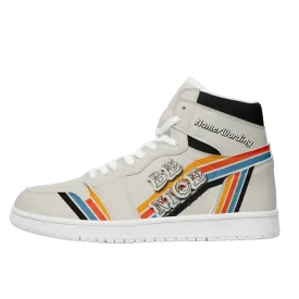 Meaningful gifts for clients, Custom Logo Gifts Customized Back to School Sneakers - Basketball Shoes with a unique Bus Design, AJ1H-23020040