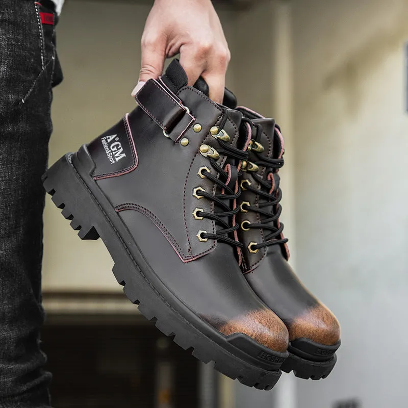 Men's Martin Boots Men's Autumn and Winter Casual Boots