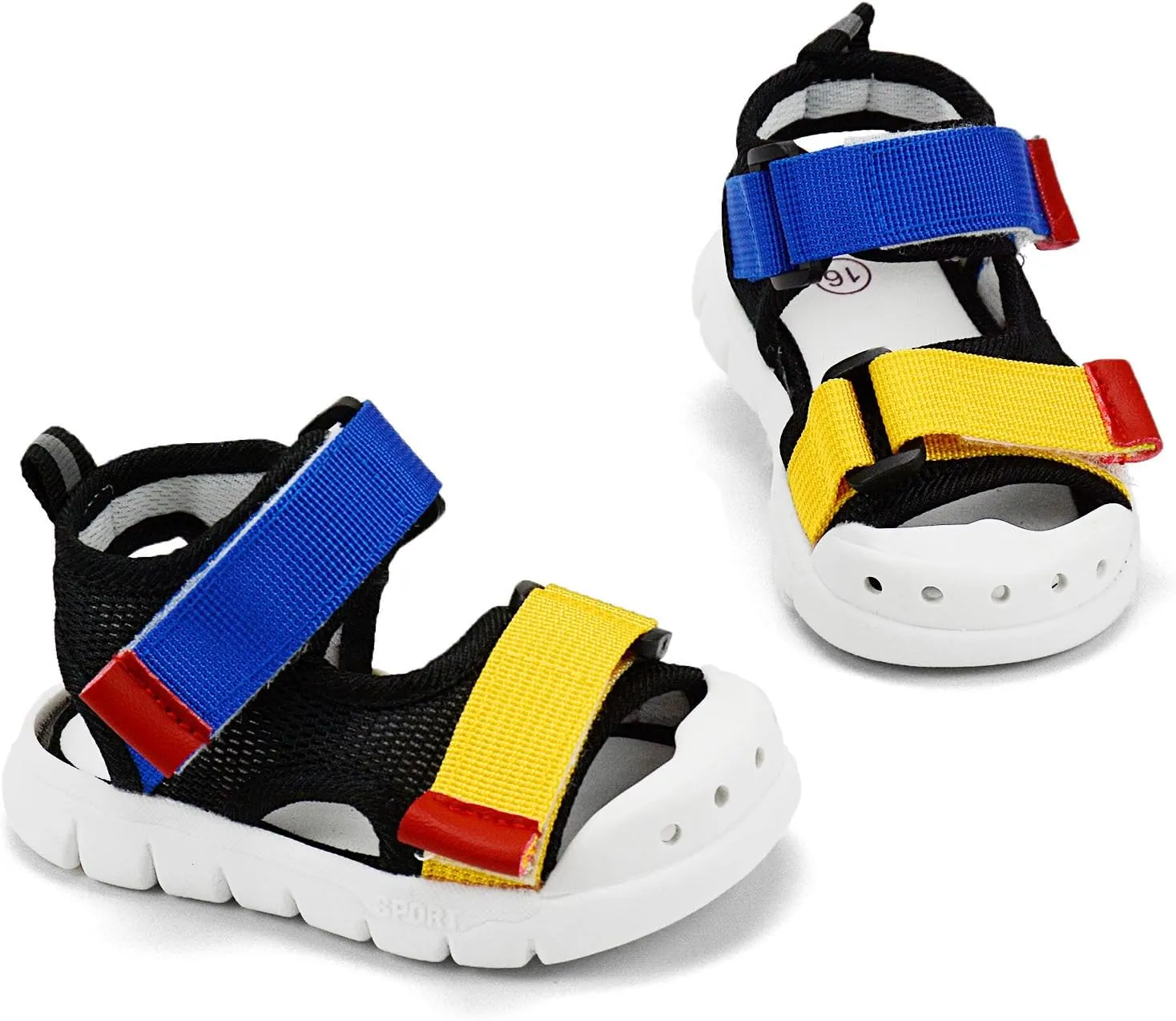 OAISNIT Baby Boys Girls Sports Sandals Lightweight Anti-Slip Rubber Sole Beach Aquatic Water Shoes Summer Toddler First Walking Shoe