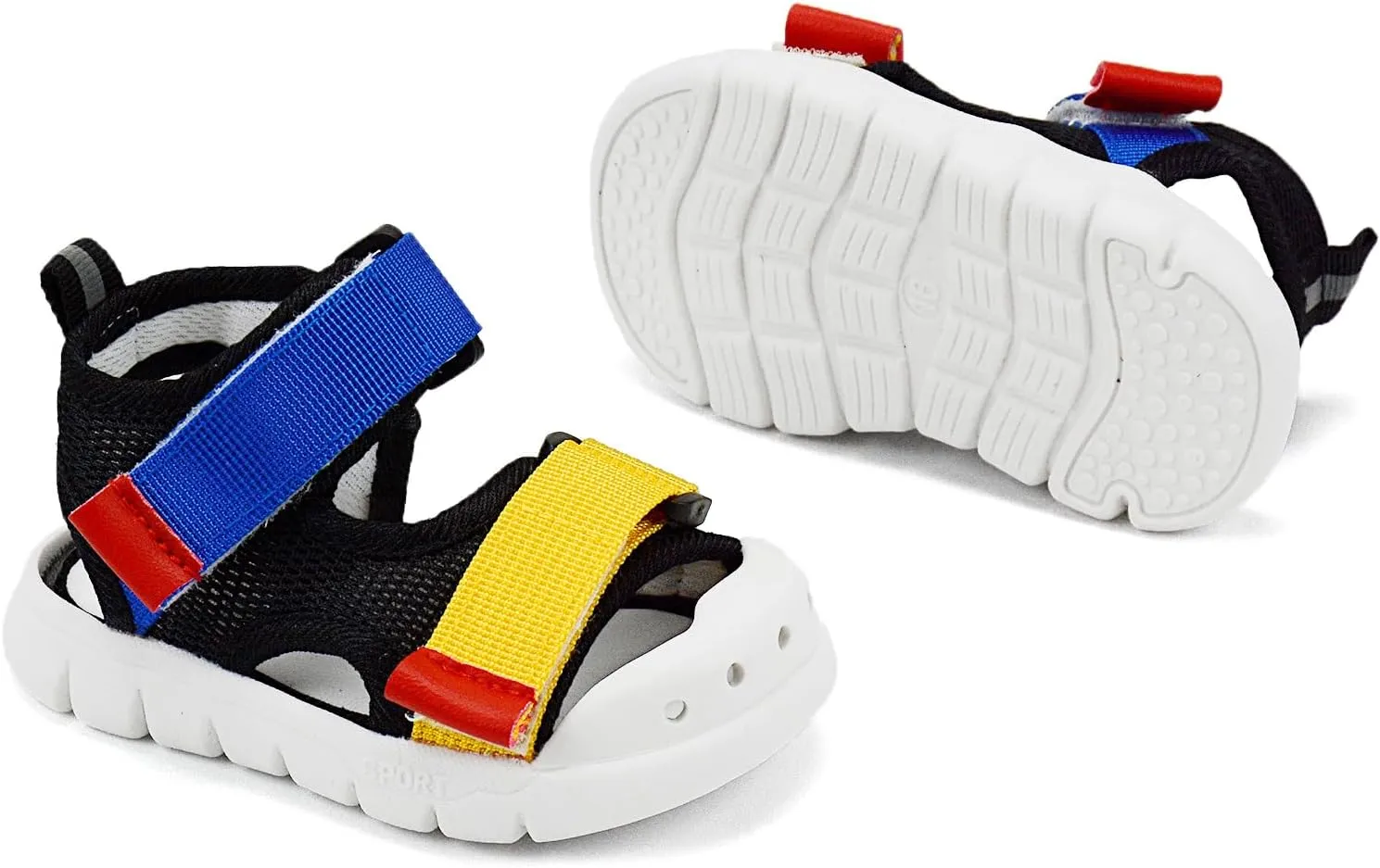 OAISNIT Baby Boys Girls Sports Sandals Lightweight Anti-Slip Rubber Sole Beach Aquatic Water Shoes Summer Toddler First Walking Shoe