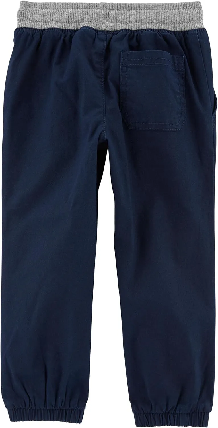 OshKosh B'Gosh Boys' Stretch Canvas Pull-on Jogger