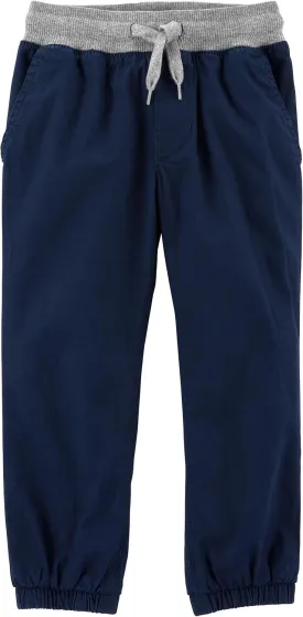 OshKosh B'Gosh Boys' Stretch Canvas Pull-on Jogger
