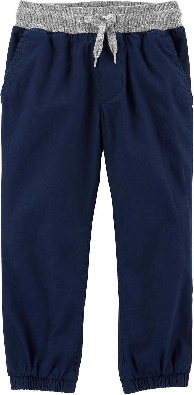 OshKosh B'Gosh Boys' Stretch Canvas Pull-on Jogger