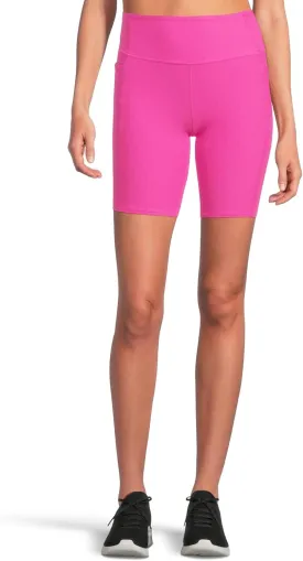 Skechers Women's Go Walk Rib High Waisted 8 Inch Bike Short