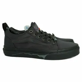 Vans Old Skool VN0A3QPGV0F1 Youth Kids Elastic Black Preschool Shoes FB336