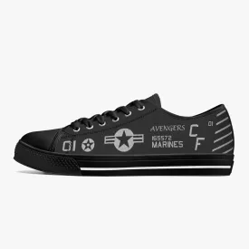 VMA-211 "Wake Island Avengers" (BuNo 165572) Low Top Canvas Shoes